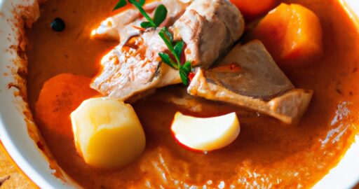 Kuřecí guláš s kokosovým mlékem