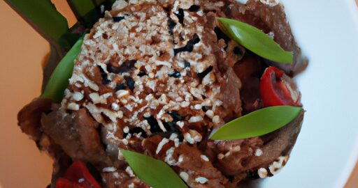 Kořeněná fazolová polévka s koriandrem.