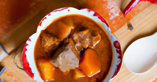 Selský guláš s knedlíkem