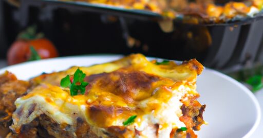 Zapečená libanonská moučník musaka