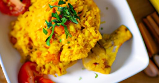 Kuskus s kozím sýrem a medem.