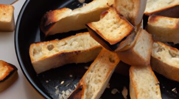 Hovězí sýrové fondue s bagetou.