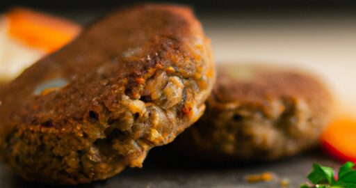 Kibbeh – Burger z bulguru.
