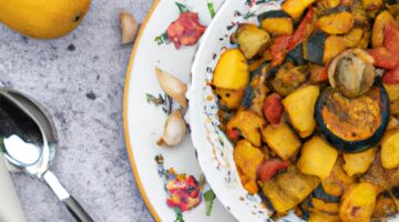 Ratatouille s pečenými rajčaty