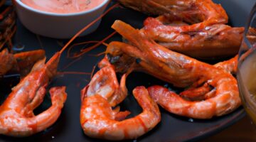 Krevety v česnekové omáčce