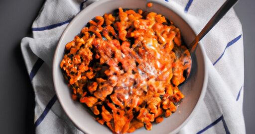 Kuřecí kokosový ragú s rýží.