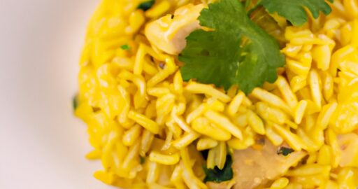 Zeleninový kari s rýží.