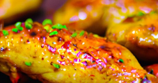 Kuřecí smaženice s omáčkou barbecue