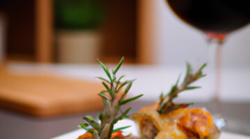 Kuře na vinegre de vin.