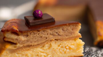 Jablečný koláč s vanilkovou polevou.