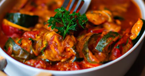 Ratatouille s bylinkovým pestem