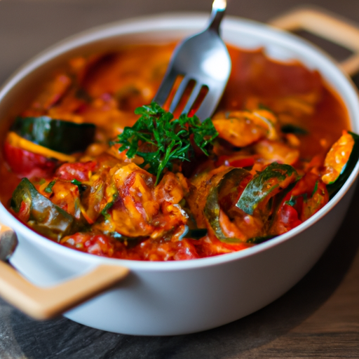 Ratatouille s bylinkovým pestem