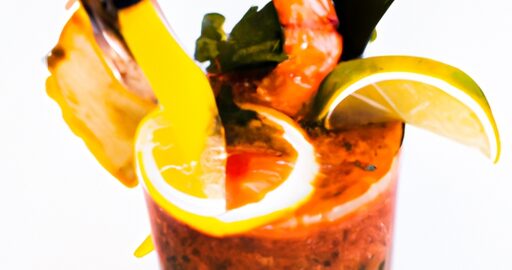 Brazilský koktejl s krevetami