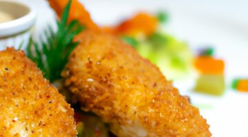 Kuřecí kordon bleu s šunkou.