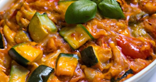 Ratatouille s bylinkovým máslem.