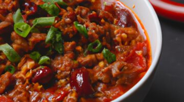 Chilli con carne s kukuřicí