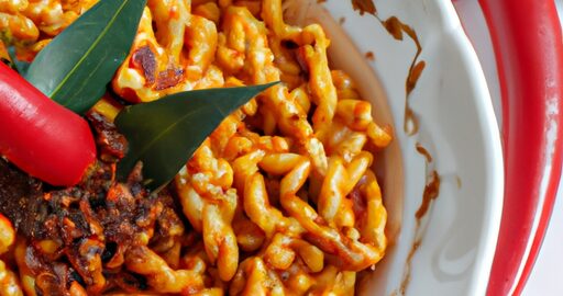 Kushari – egyptské nudle s cizrna