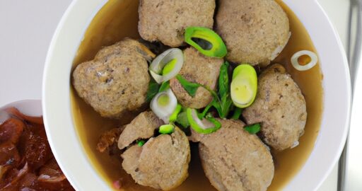 Bakso – indonéské masové kuličky.