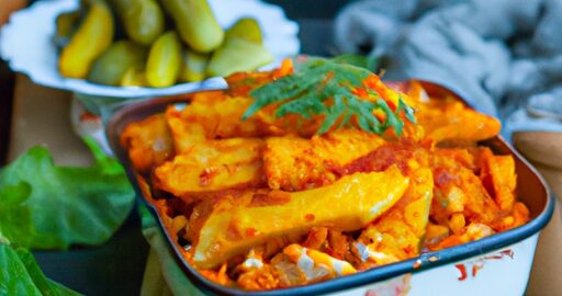 Zapečený batát s fazolemi