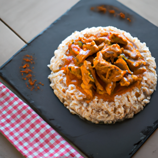 Kokosový kuřecí ragú s rýží