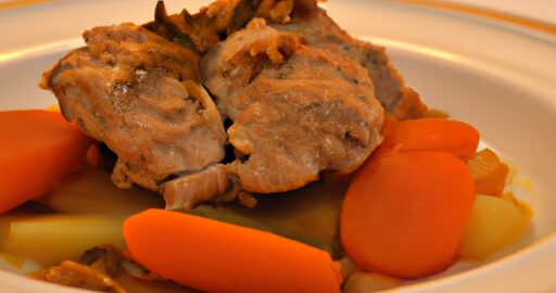 Nakládaný hermelín s cibulí a pepřem.