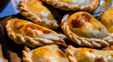 Argentinské empanadas s dušeným masem.