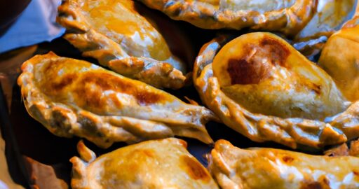 Argentinské empanadas s dušeným masem.