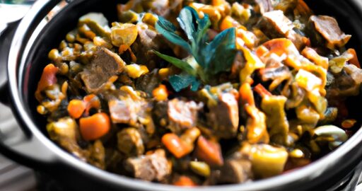 Kořeněná dušená cizrna s masem