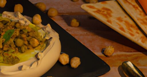 Kuře s hummusem a fazolemi