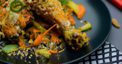 Indonéský kari s kuřecím masem