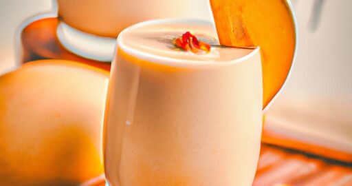 Mangový lassi s mátou