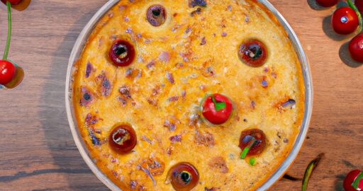 Špenátový quiche s cherry rajčaty