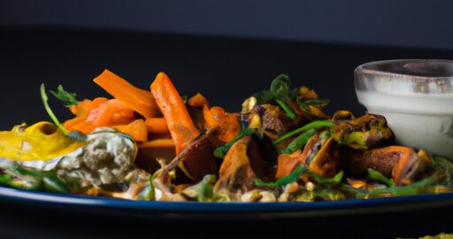 Jehněčí kebab s hummusem