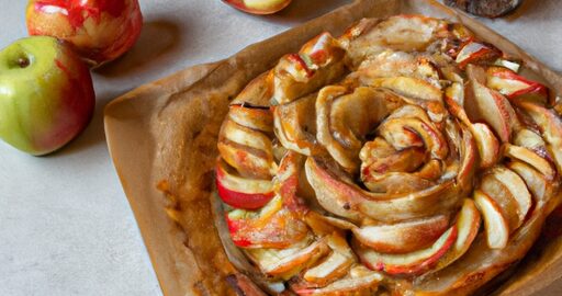 Telecí roláda pečená jablka.