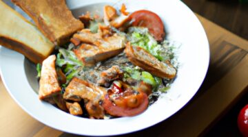 Kuřecí řízek s bramborovým salátem