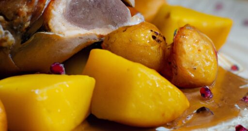 Kuře s hranolkami a omáčkou