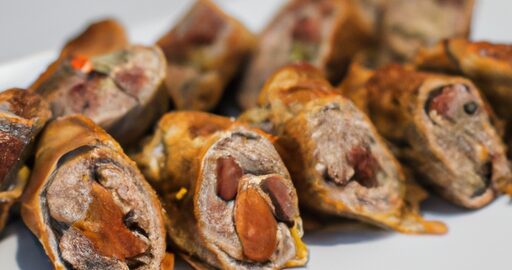 Masová roláda se smetanovou omáčkou