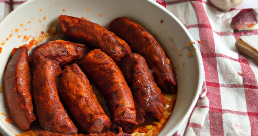 Kuřecí salsiccia s bulgurem