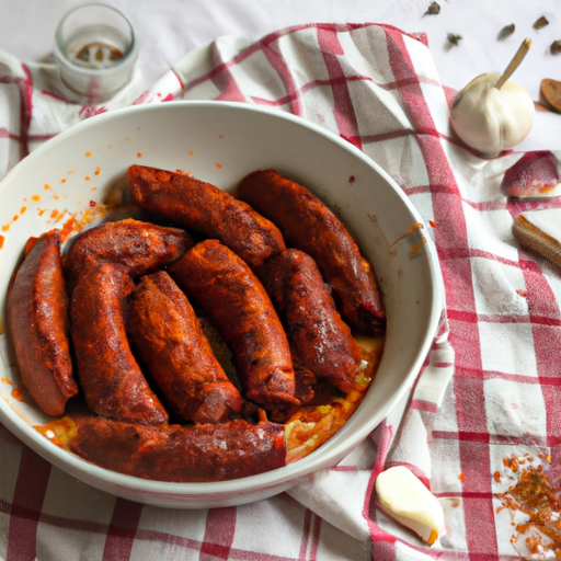 Kuřecí salsiccia s bulgurem