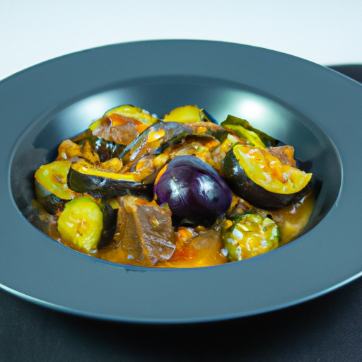 Ratatouille s kuřecím masem a mediteránními bylinkami