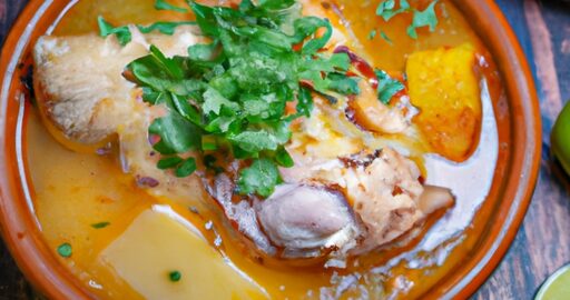 Cazuela de pollo ajiaco