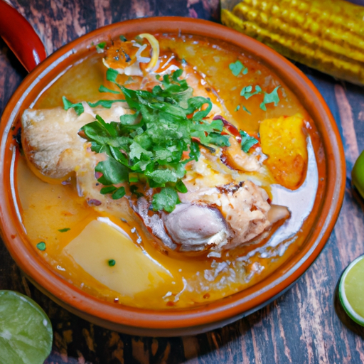Cazuela de pollo ajiaco