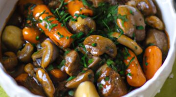 Hovězí Bourguignon se slaninou