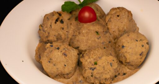 Kofta s bílým chlébem