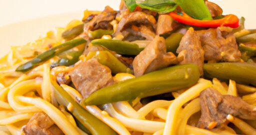 Kuřecí nudle s asijskými kořeněními