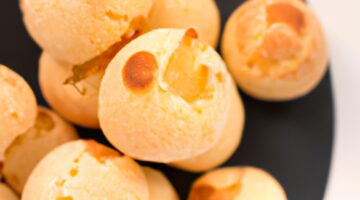 Kuřecí pão de queijo šišky