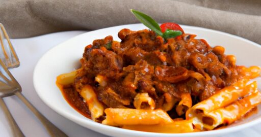 Ragu z vepřového masa a rajčat