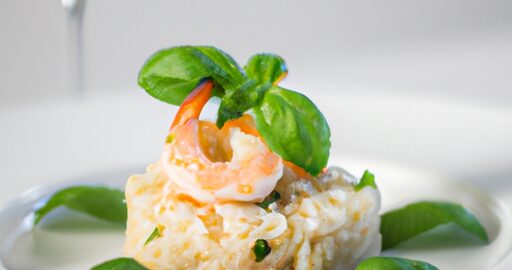 Risotto s krevetami a citronem