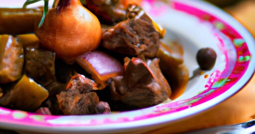 Hovězí bouguignon s červeným vínem