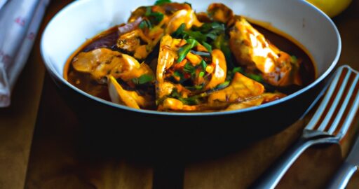 Rybí kari s kokosem a chilli